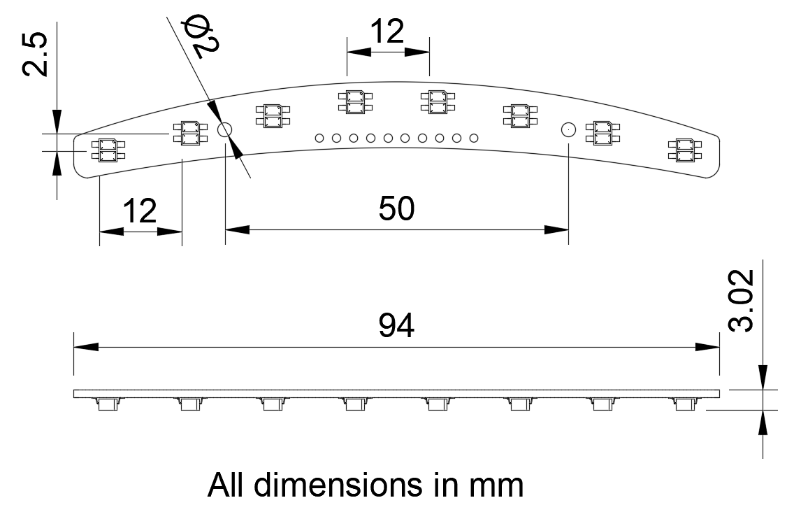 8 sensor array- Analog