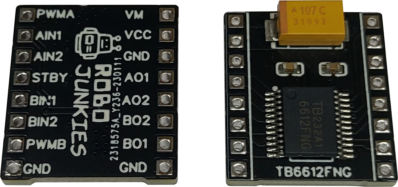 TB6612FNG dual channel motor driver breakout